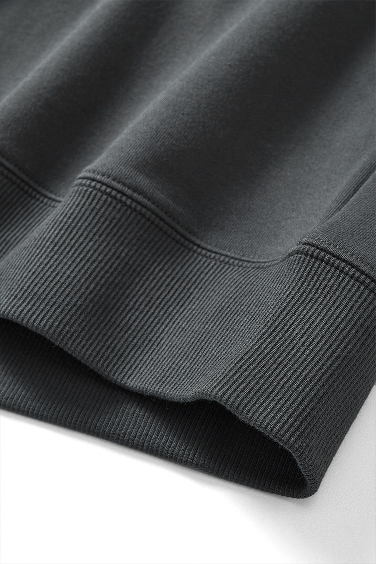 380重磅纯棉圆领卫衣 秋冬款美式长袖T恤男女宽松套头打底衫上衣详情19