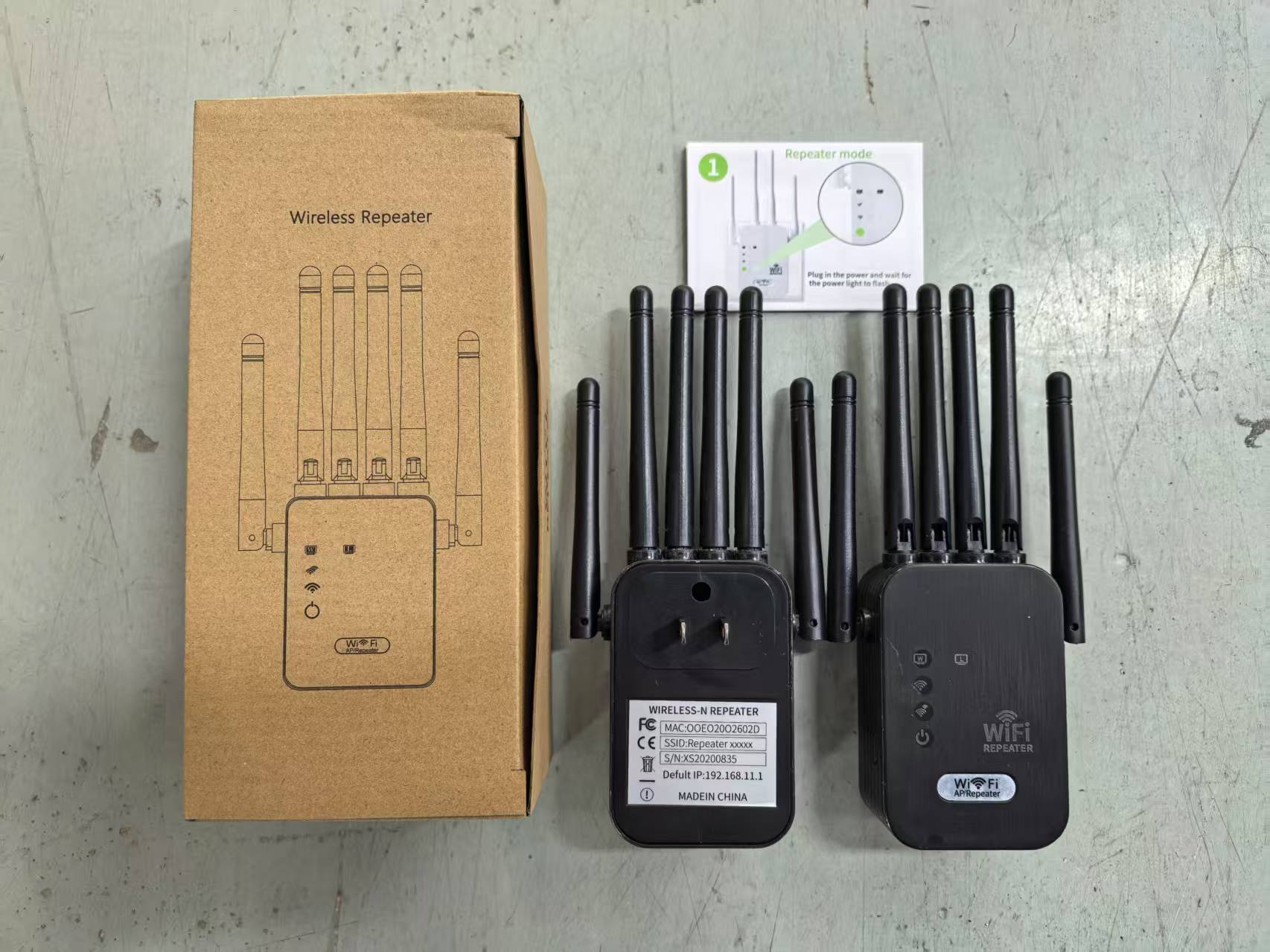 WIFI信号增强器四天线家用穿墙无线网络扩大器放大器300M中继器详情42