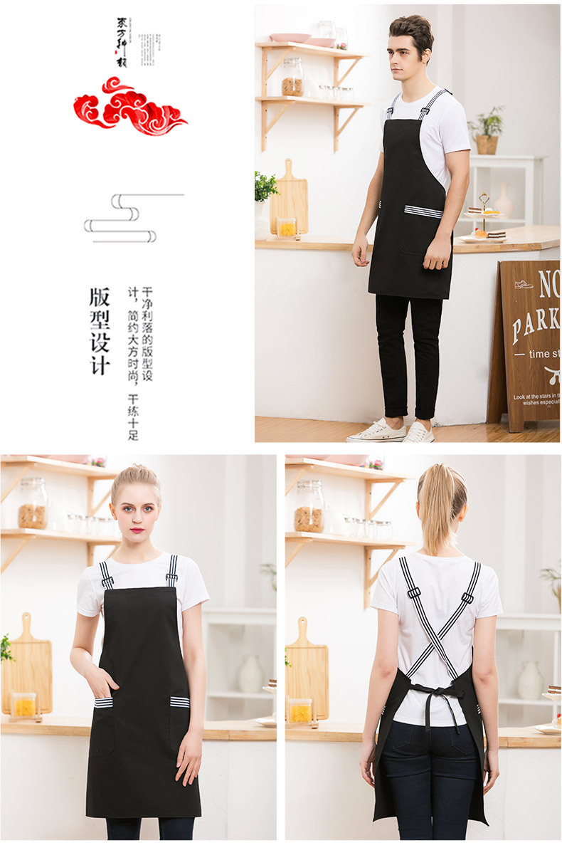 【 Chi Jia 】 Polyester apron, painting, coffee shop, hairdressing, milk tea shop, waistband, factory, car repair work clothes, outdoor burn 3445 pic 7
