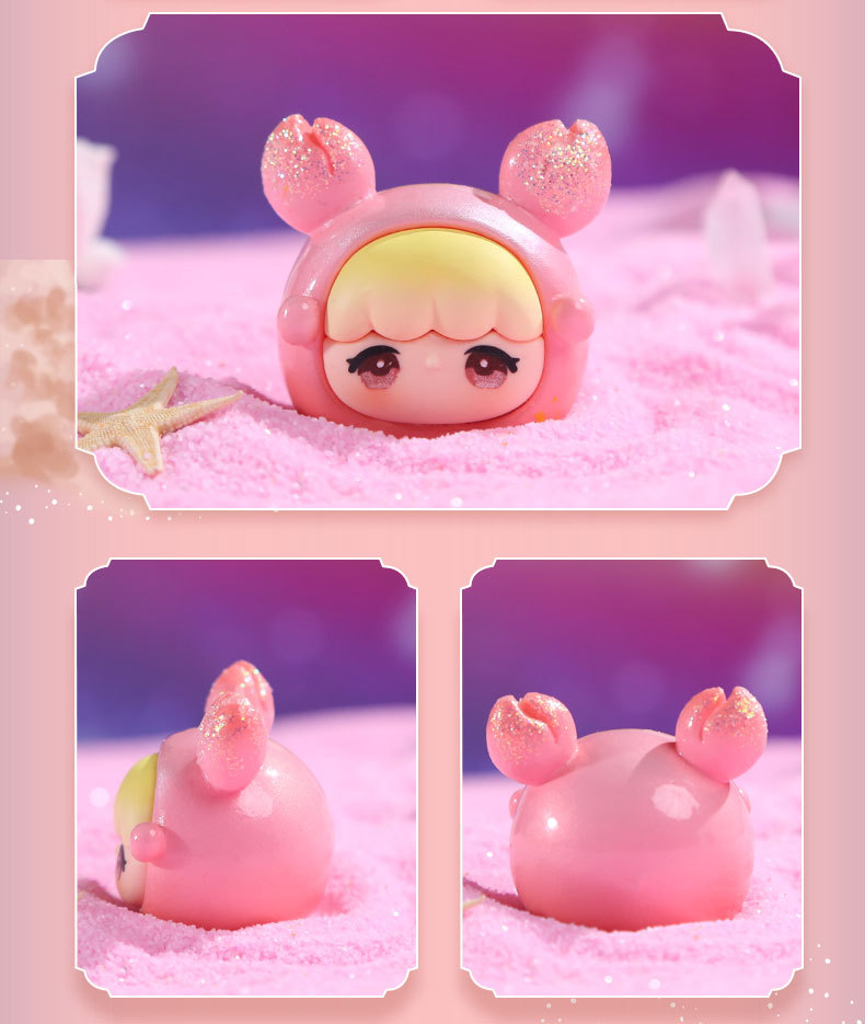 Creative new Star Enjoy 12 Zodiac cute bead Blind box resin figurine Douyin small ornaments wholesale Festival gifts pic 12