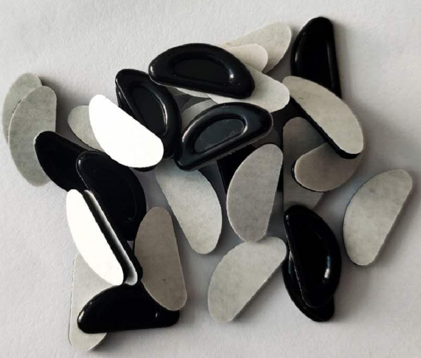 Eyeglass nose pad sheet, eyeglass nose pad silicone D-shaped concave-convex nose patch, sunglasses, anti-indential support leaf pic 10