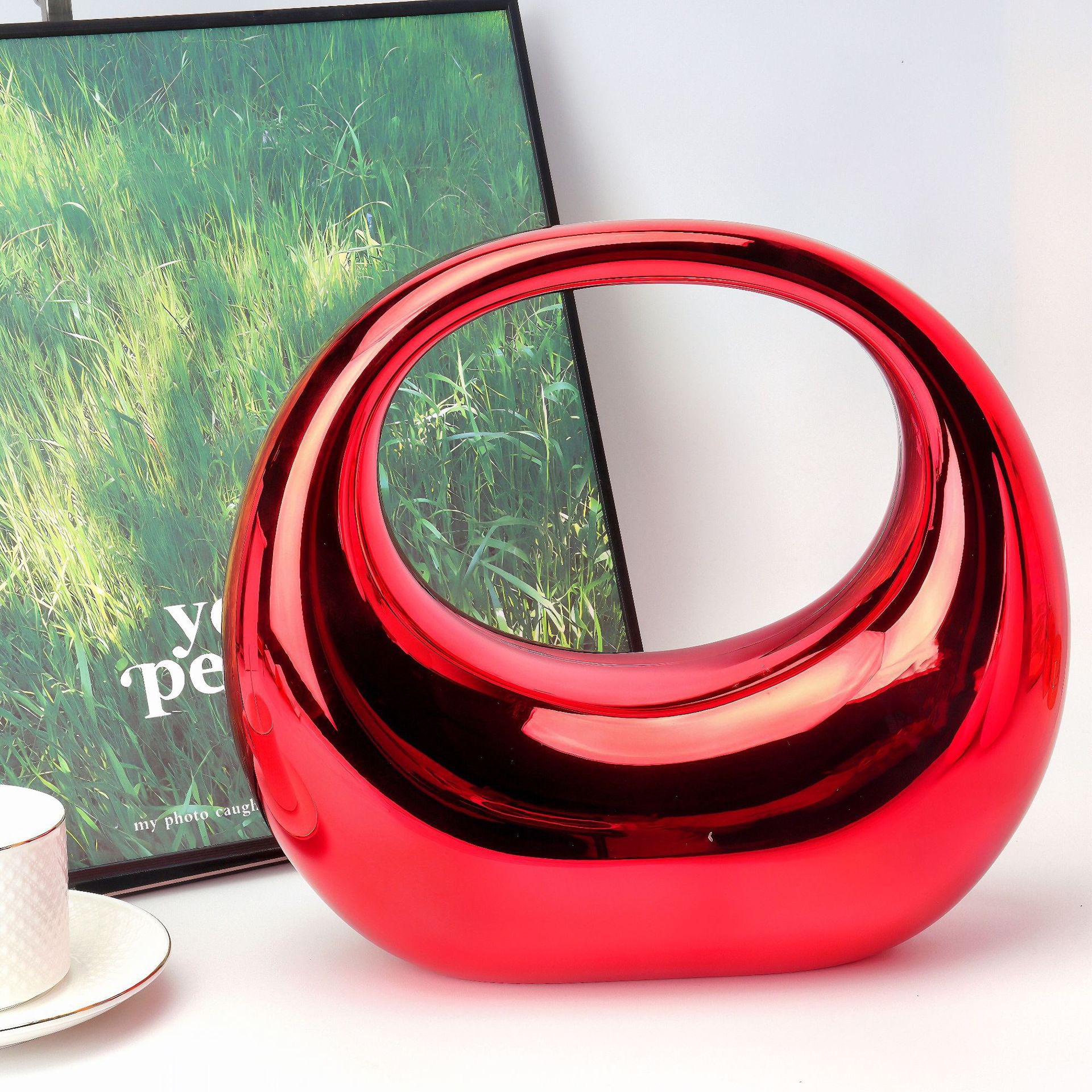 2024夏季新款欧美爆款弯月包晚宴包手提亚克力包跨境批发彩色炫彩详情17