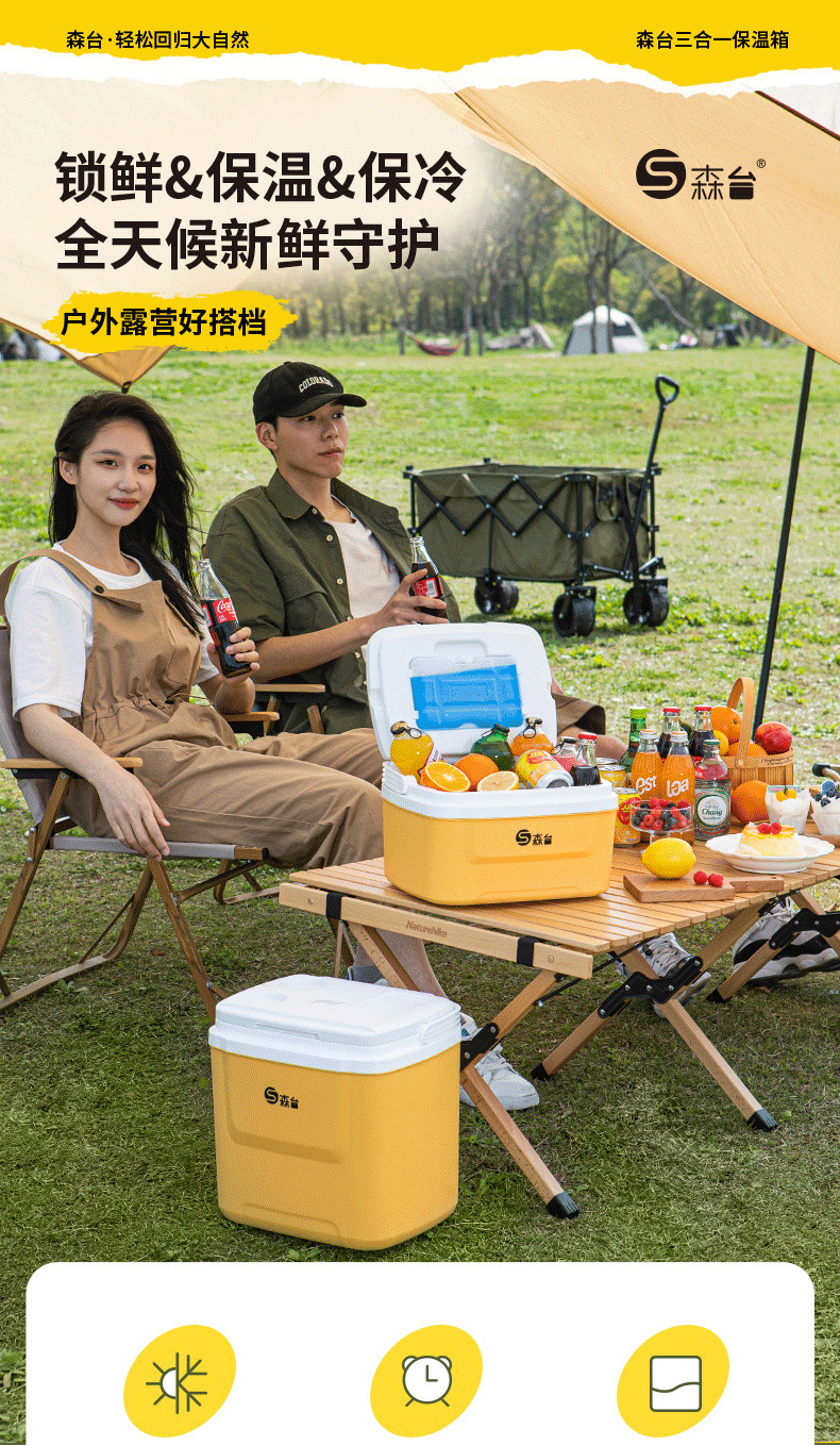 保温箱冷藏箱家用车载户外冰箱手提便携保冷野餐钓鱼商用摆摊冰桶详情1