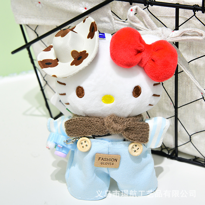 凯蒂猫小挂件可爱hellokitty毛绒公仔玩偶包包挂饰Kitty创意潮品详情9