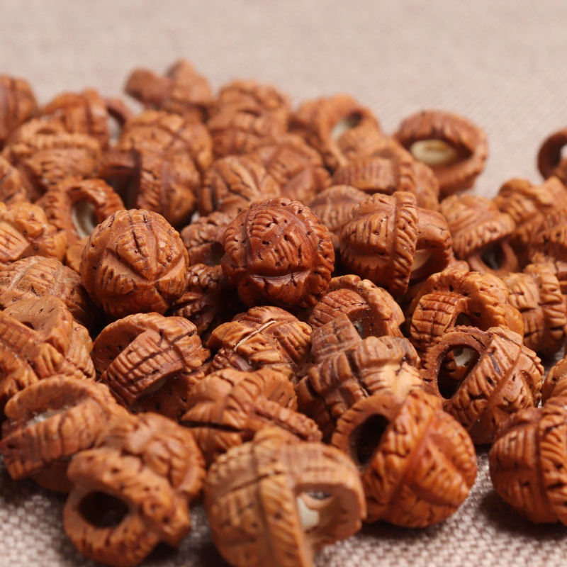 玲珑阁桃核 龙纹桃核 diy桃篮子 花边桃蓝摇篮桃篮儿童手链详情18