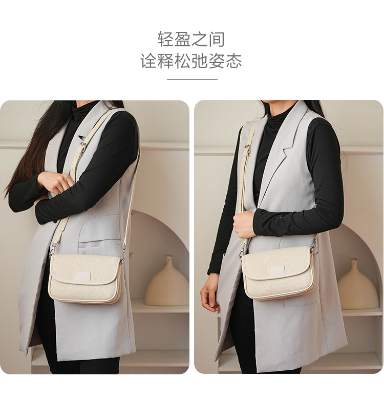 潮流女包包2025新款跨境外贸纯色PU斜挎包女小包女士单肩包小方包详情5