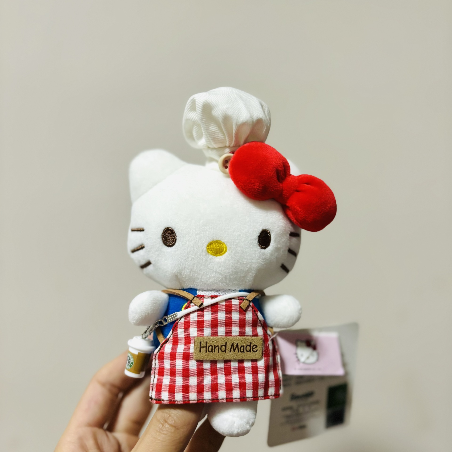 三丽鸥正版hellokitty小挂件公仔包包挂饰毛绒玩偶哈喽kt猫钥匙扣详情4