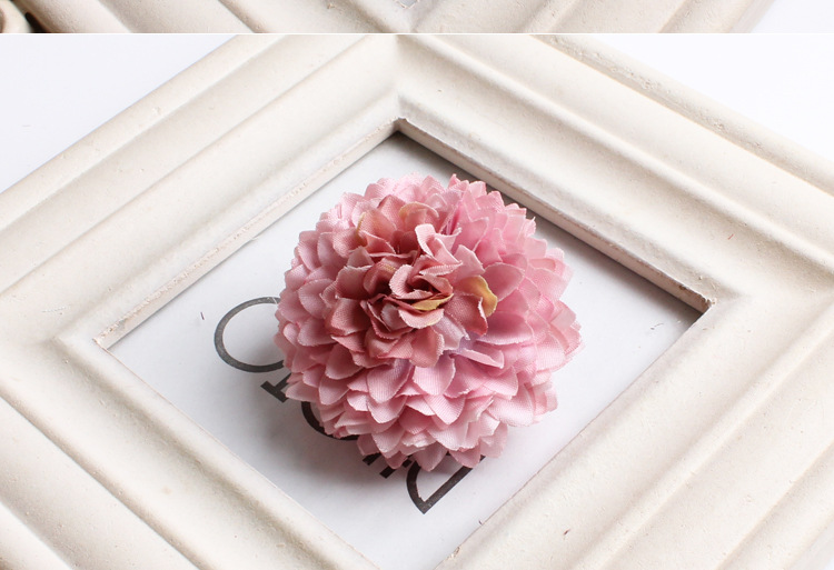 仿真千层菊花头圆菊球菊仿真花DIY服装胸花头饰配件假花批发详情9