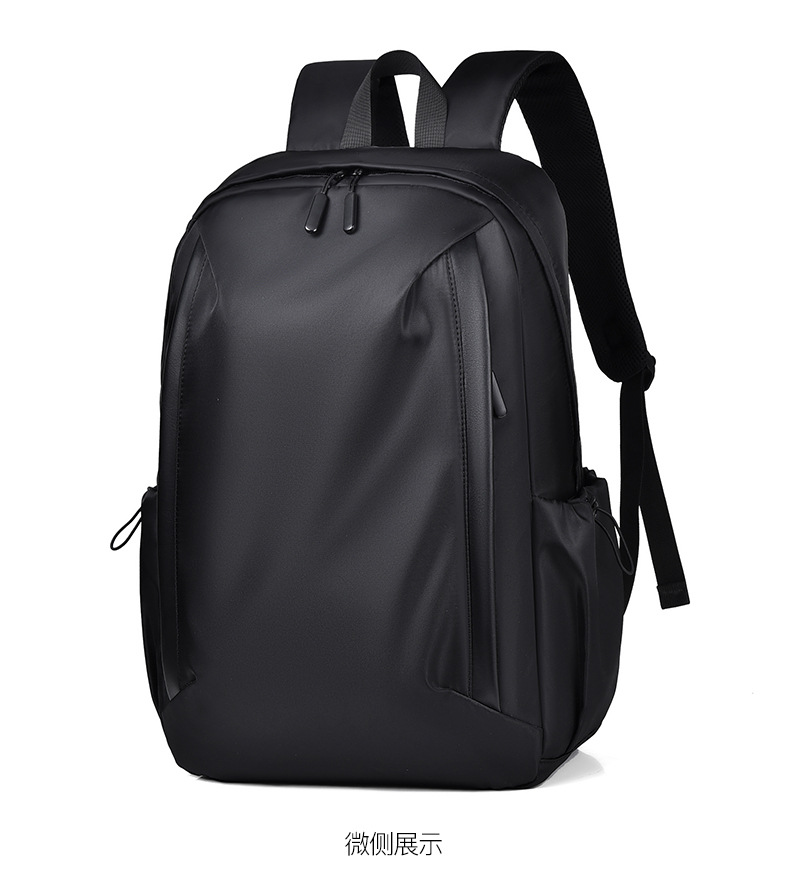 休闲男士双肩背包时尚简约防泼水大容量电脑背包商务旅行学生背包详情34