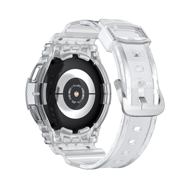 适用三星Galaxy Watch4/5手表TPU保护壳一体透明表带运动40/44mm详情5