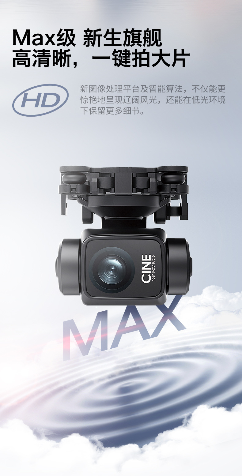 跨境外贸无人机四轴飞行器遥控玩具飞机OEMODM定制遥控器屏幕GPS详情8