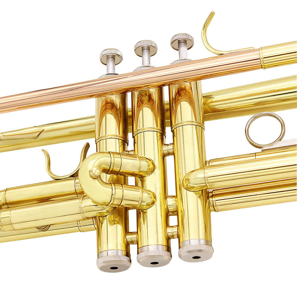 SLADE trompeta en si bemol importado latón cuerpo tubo fósforo cobre color principiante práctica banda tocando trompeta trompeta wholesale pic 11