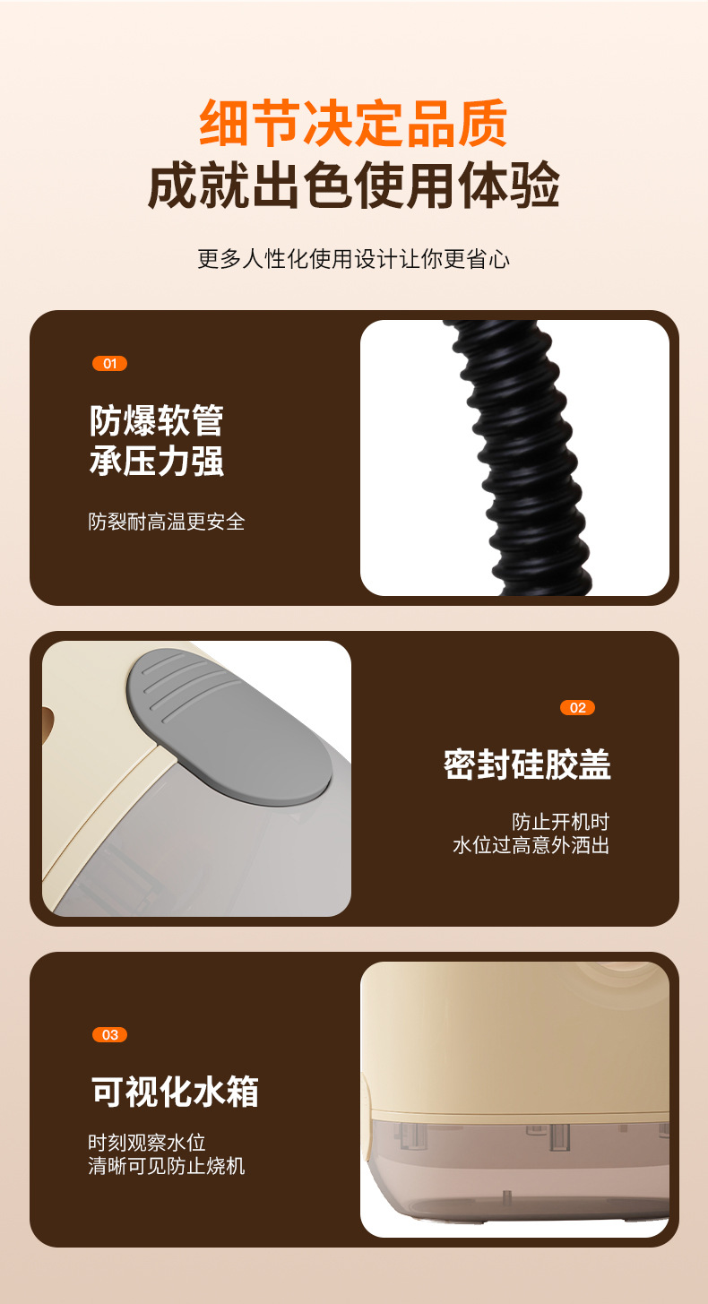 新款高温高压蒸汽清洁机家用小型厨房空调家电油烟机清洗机清洁器详情18