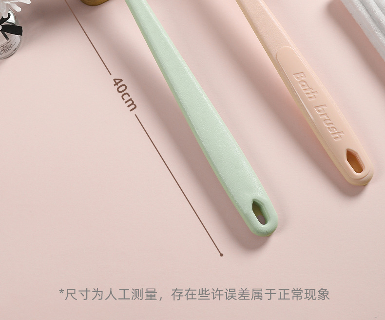 长柄洗澡刷搓背刷高品质沐浴刷双面软毛搓澡神器搓背沐浴球搓澡巾详情25
