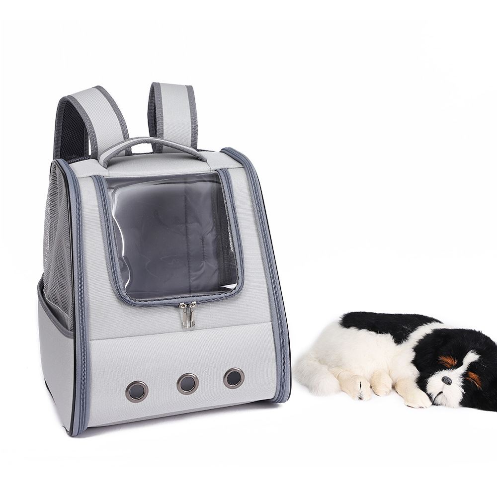 Rongka Pet Cross-border Portable double-shoulder Pet Backpack, square cat backpack, Breathable portable pet bag for cats and dogs pic 13