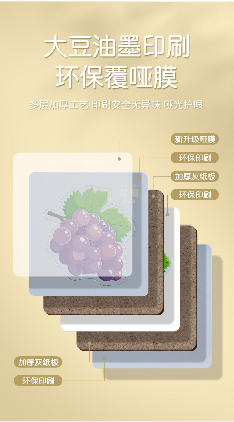 儿童动物拼图益智宝宝3到6岁幼儿1平图入门级2三早教男孩女孩玩具详情7