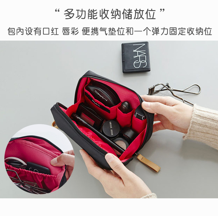 网红韩版口红包 化妆包阳离子 便携迷你旅行收纳包手拿包详情16