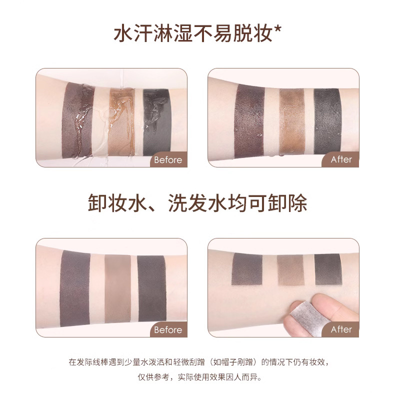 Gege bear, the little bear, has created a hairline powder out of nothing to touch and fill the forehead and temples, as well as a contour and shadow powder pic 16