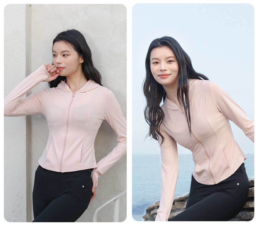 原纱修身防晒衣女夏季薄款透气防紫外线冰丝防晒服女户外防晒外套详情28