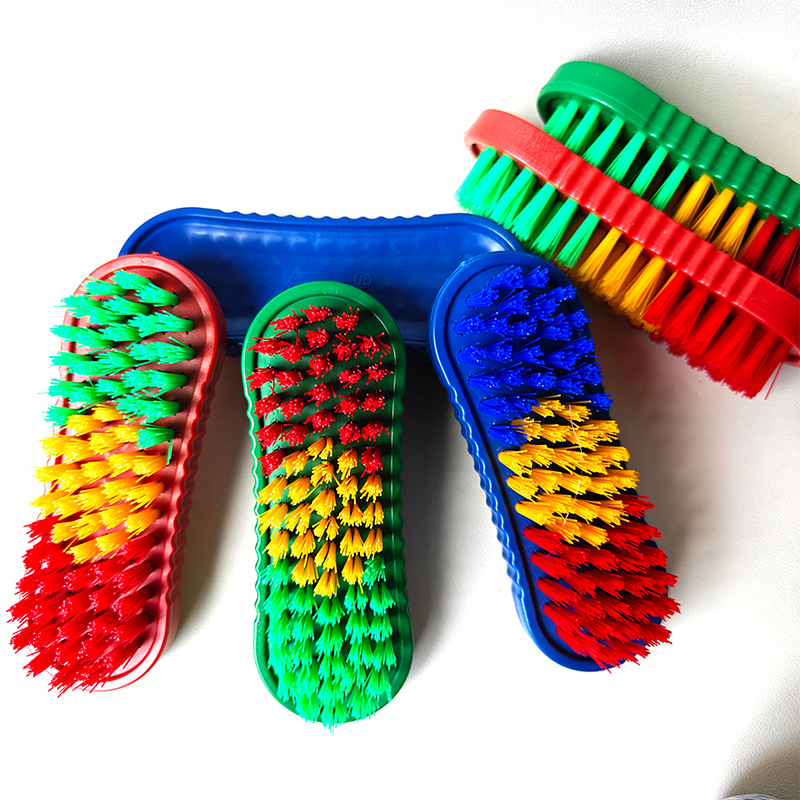 【3-6区】8038-3刷子 12/包 360/件8038-3刷子洗衣刷清洁刷子日用塑料刷方刷鞋刷子彩色鞋刷2元批发详情5