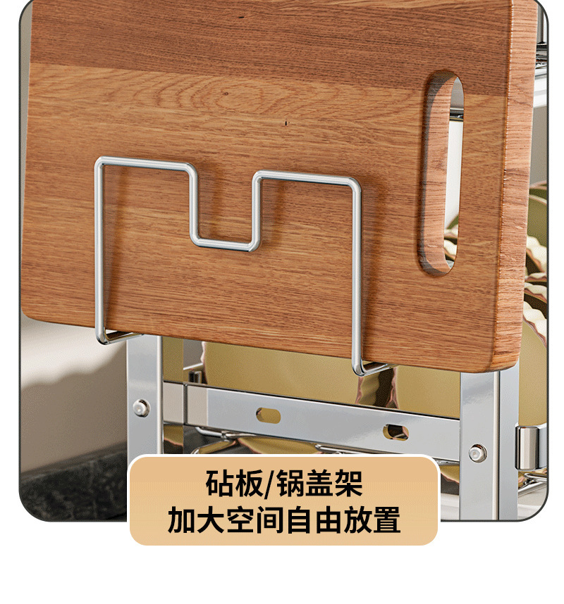 Wow, the multi-functional kitchen storage rack for draining dishes, the draining bowl rack, the storage rack for chopsticks and bowls, the knife rack, and the bowl cabinet storage pic 23