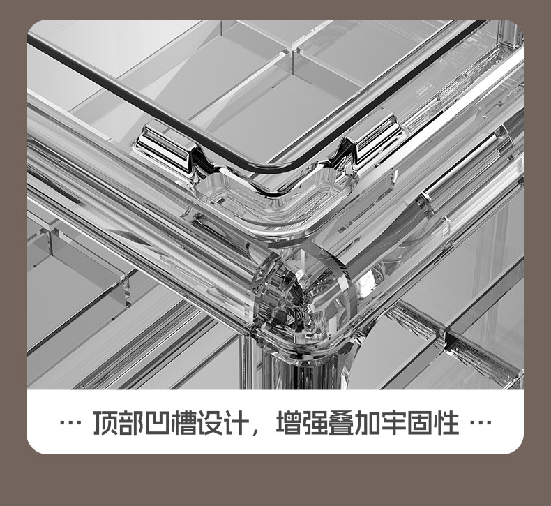 单体展示盒套装盲盒手办彩色收纳防尘展示手办透明防尘收纳盒严选详情16
