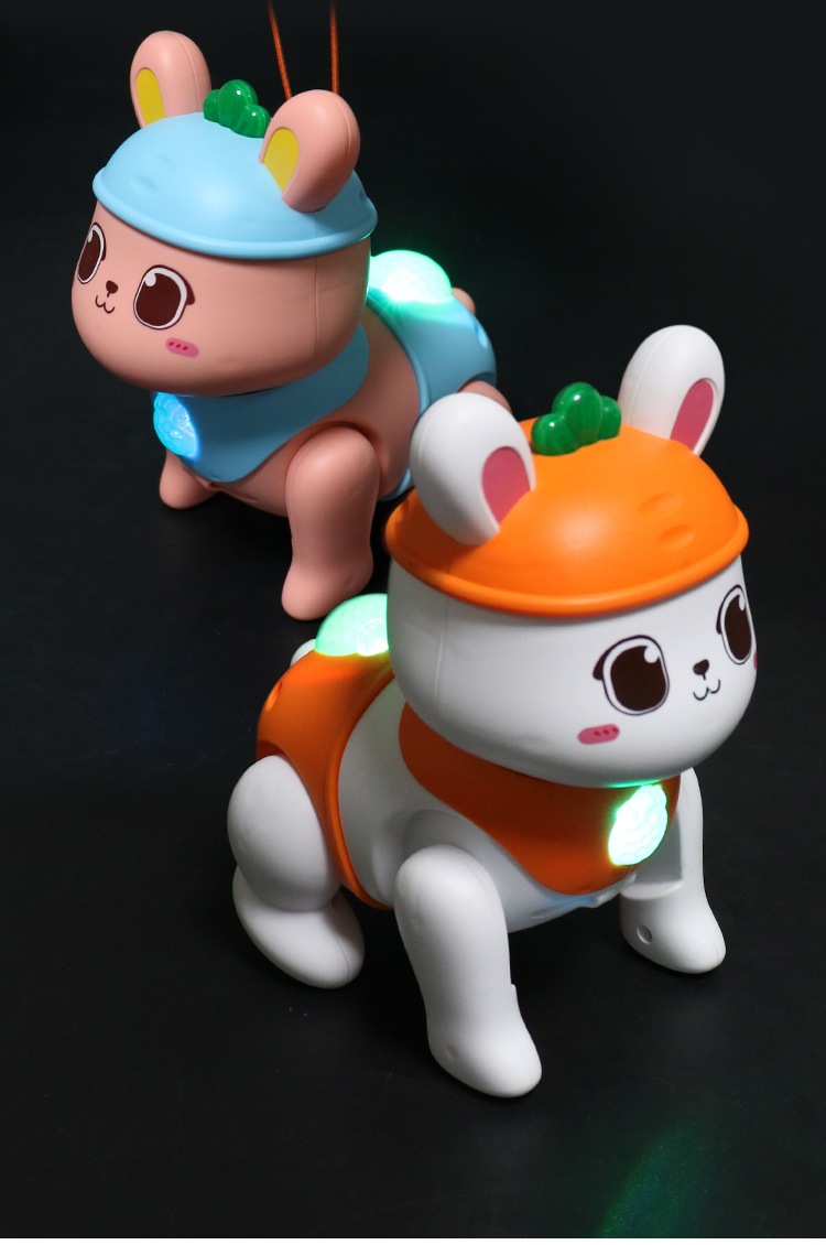 婴儿电动摇摆跳跳兔音乐灯光蹦跳爬行动物宝宝儿童益智玩具批发详情9