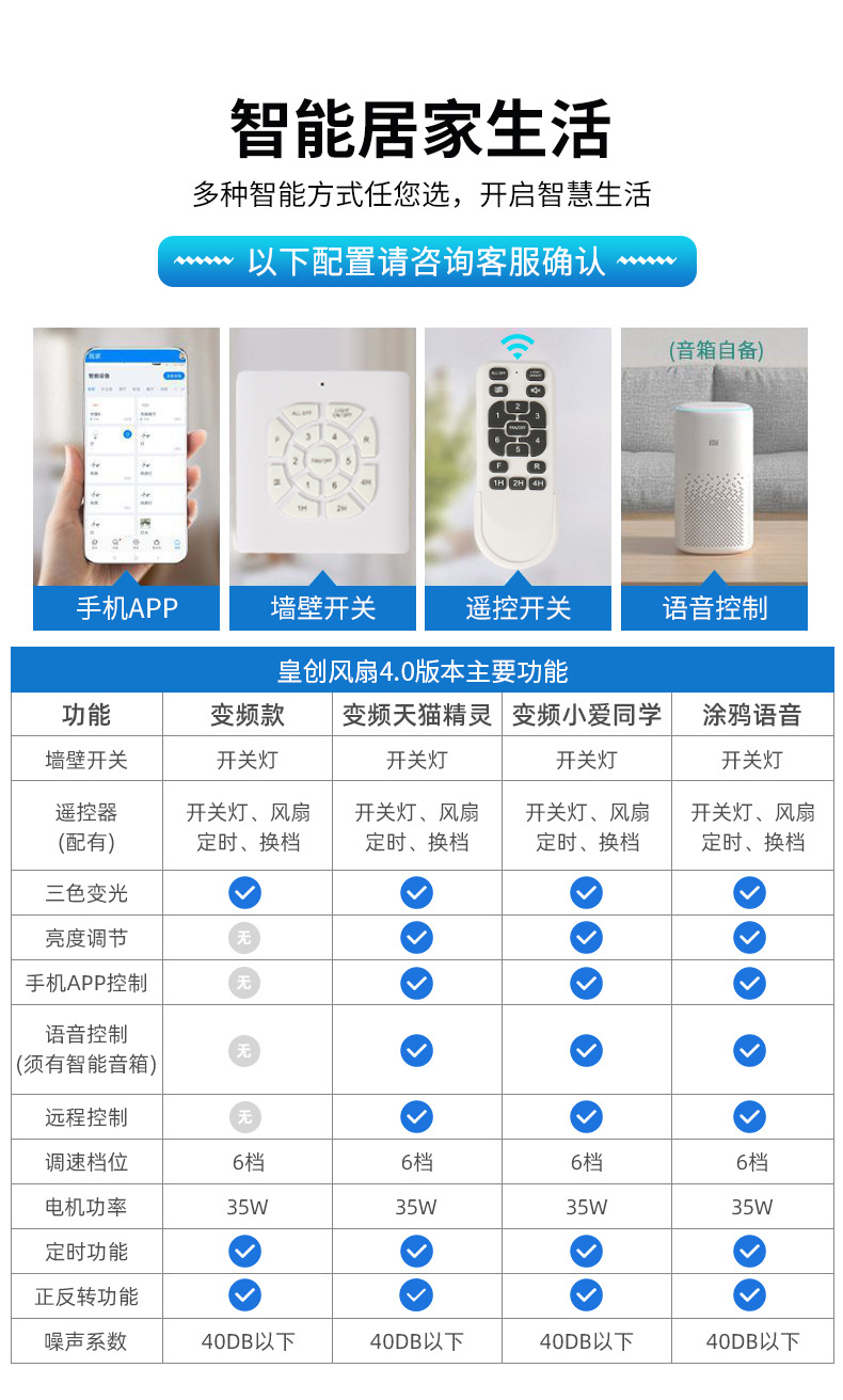 新款隐形吊扇灯餐厅客厅风扇灯家用变频吸顶电扇灯48寸大风力灯具详情26