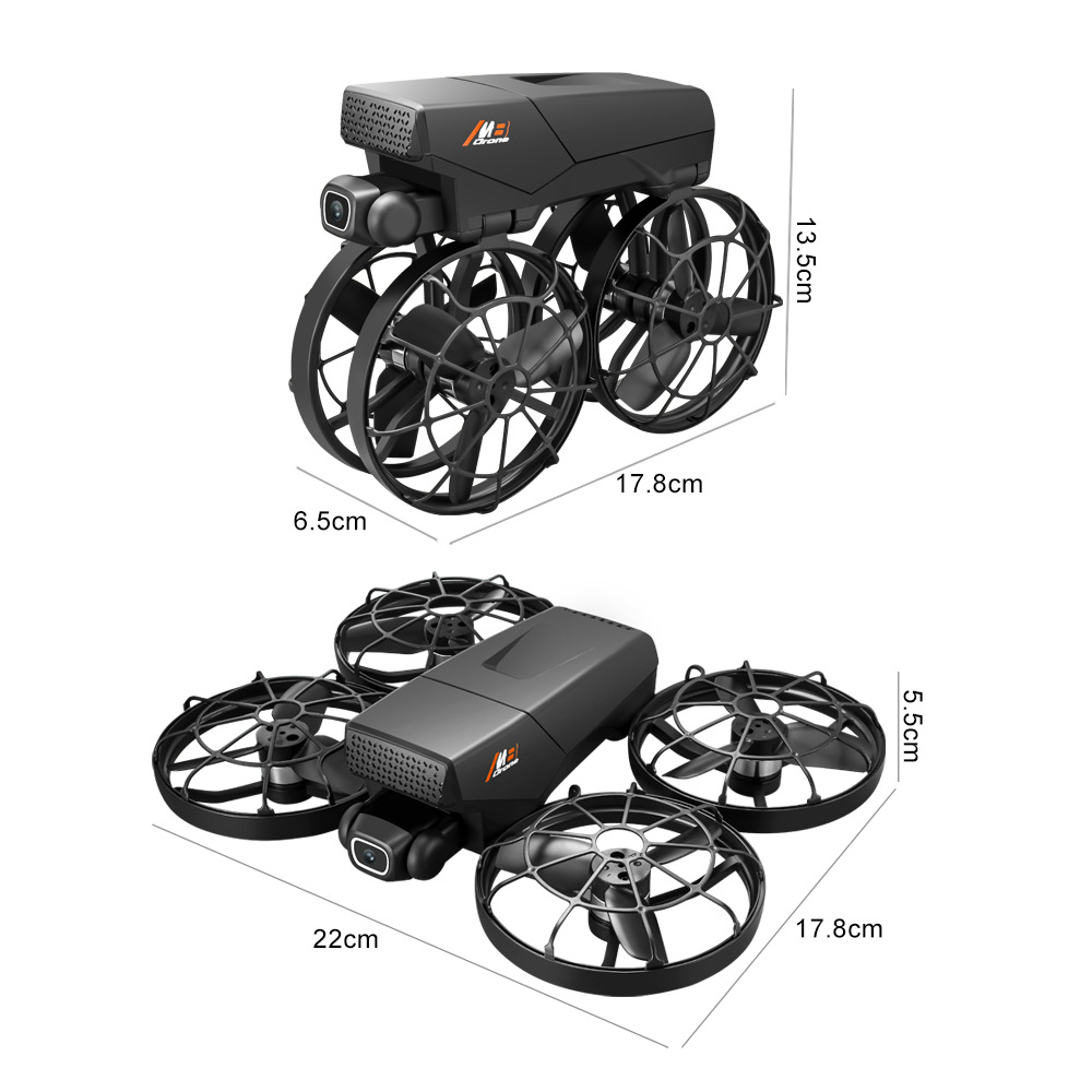 Cross-border M8 brushless drone with screen control, aerial photography, folding aircraft, optical flow dual camera remote control aircraft pic 53