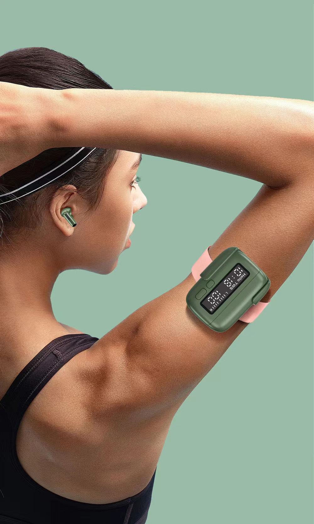 Traducción simultánea BPG portátil reducción de ruido inalámbricos auriculares bluetooth en el oído único retro personalizado tendencia digital reloj AI traducción fábrica al por mayor pic 3
