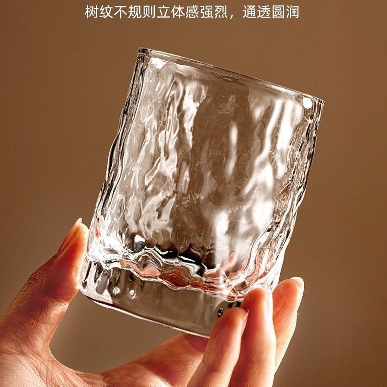 A set of 6 thickened heat-resistant glass cups for home use, including transparent drinking cups, tea cups, milk, juice and beer cups pic 14