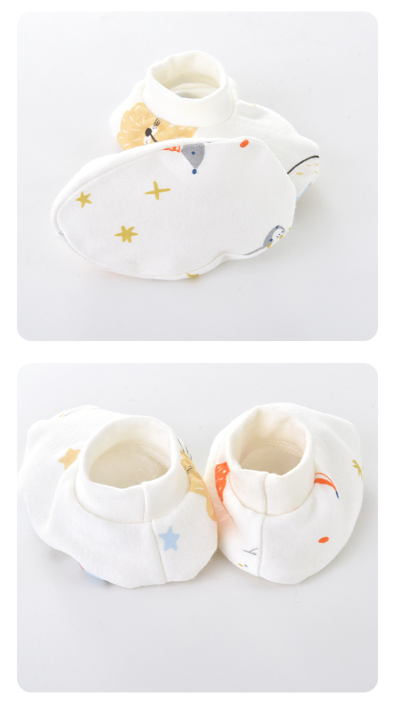 新生儿脚套袜子精梳40支面料棉毛布婴儿袜透气舒适春秋款套脚袜详情5