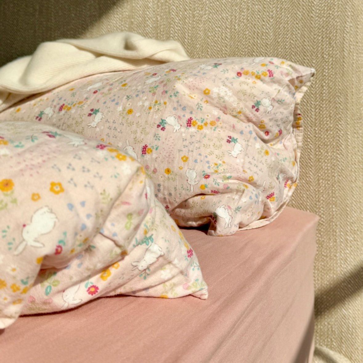 小红书A类全棉有氧双层纱四件套母婴级透气纯棉纱布小清新Kitty猫详情28