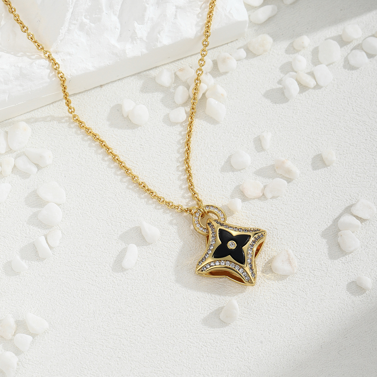 个性简约高品质项饰 网红潮流新款高级感小众轻奢项链 街拍项链详情6