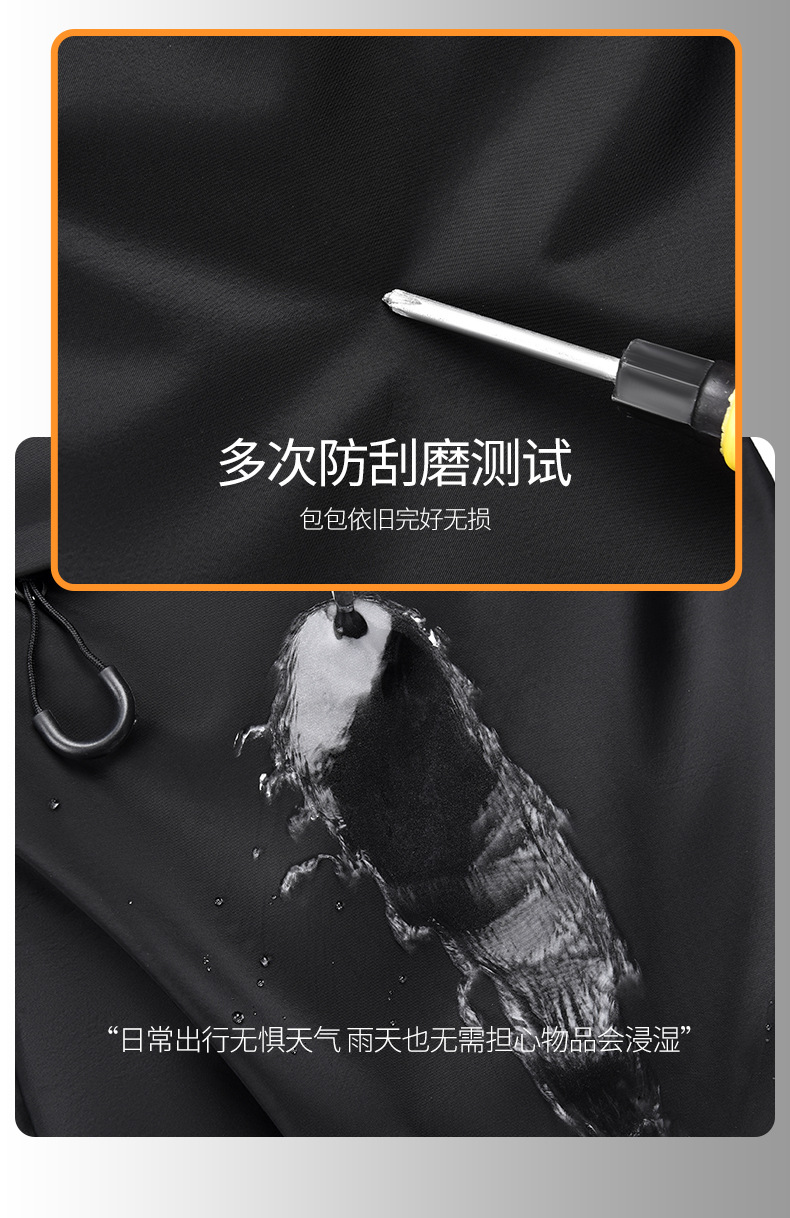 Mochila de nylon transfronteriza bolsa de viaje casual ligera para hombres bolsa de escuela de gran capacidad bolsa de computadora simple para estudiantes universitarios pic 21