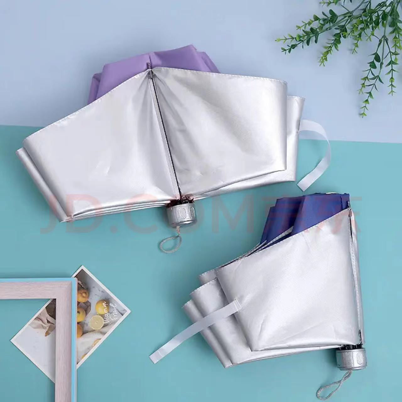 7骨三折银胶雨伞晴雨伞外贸广告伞礼品活动印刷LOGO防紫外线详情6