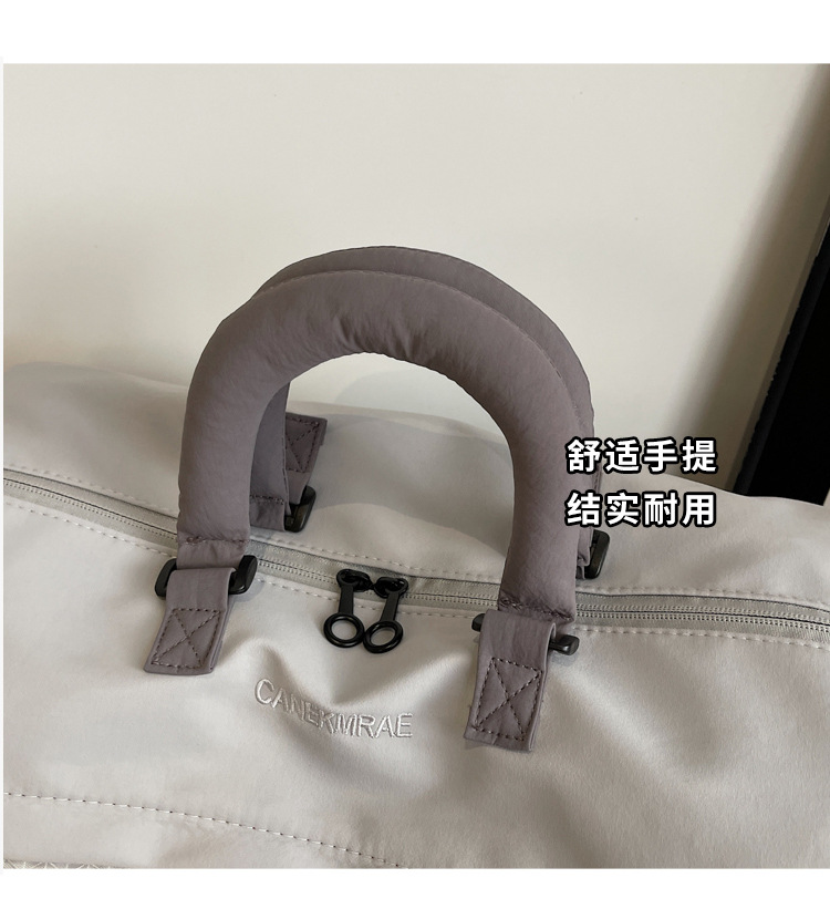 短途旅行包女轻便多功能斜挎运动健身包手提出差大容量收纳行李袋详情13