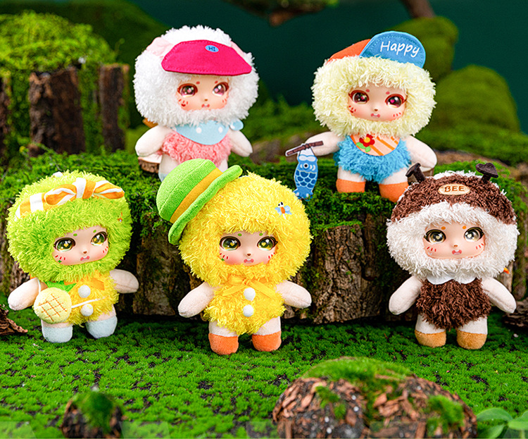 Wholesale of animal vinyl dolls, plush toys, spring outing dolls, figurines, cute cartoon animal bags and pendants pic 13