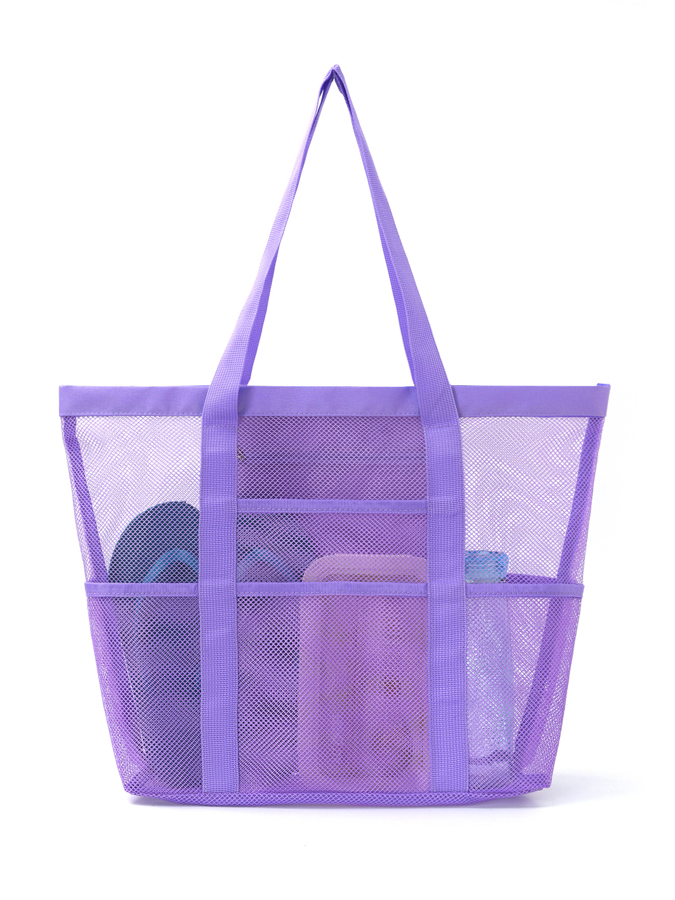 沙滩包大容量玩具网眼游泳包多功能旅行手提单肩沙滩袋泳衣收纳包详情16