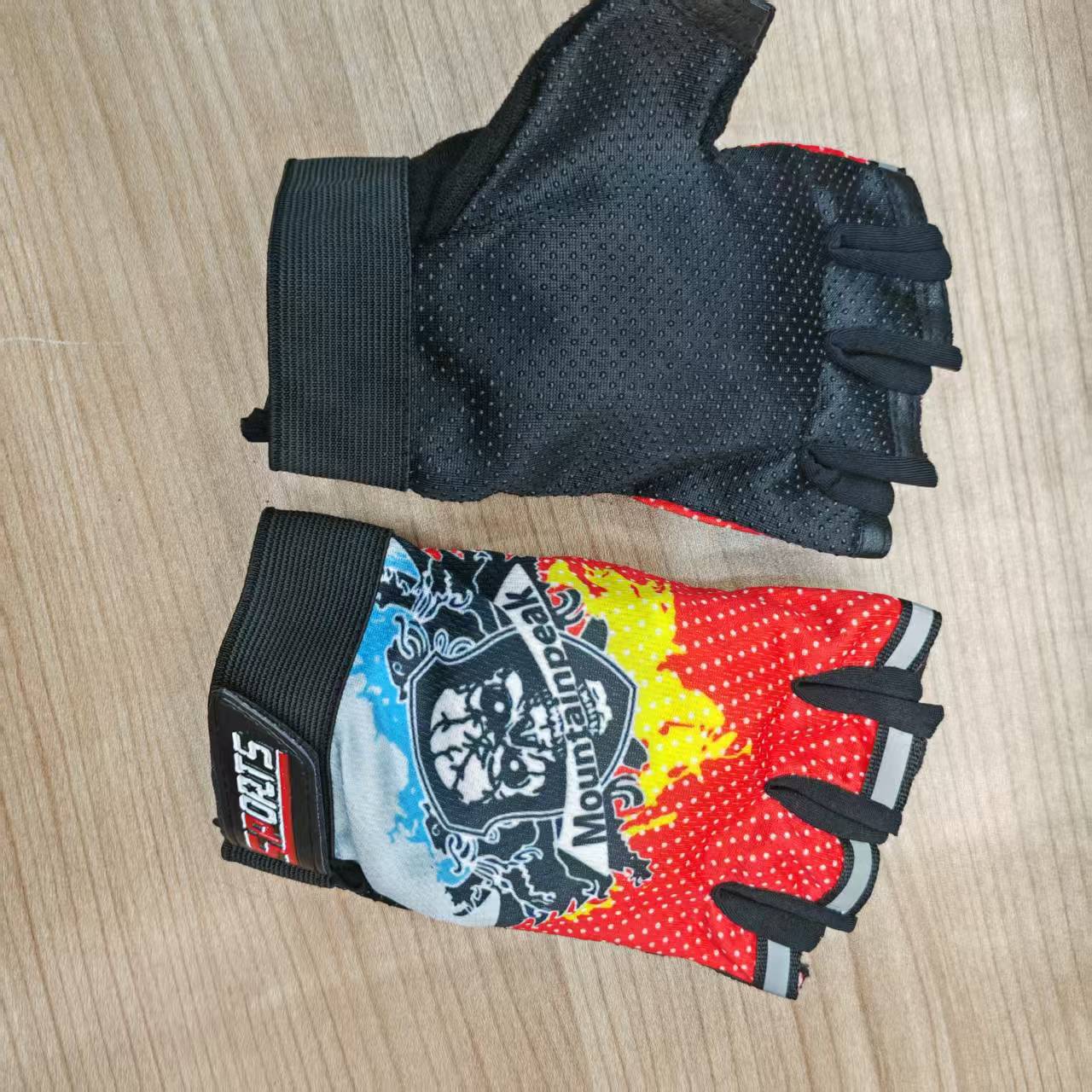 Sports outdoor gloves for men and women, anti-slip and protective training, weightlifting, yoga, fitness, cycling, mountain climbing, driving, half-finger gloves pic 21