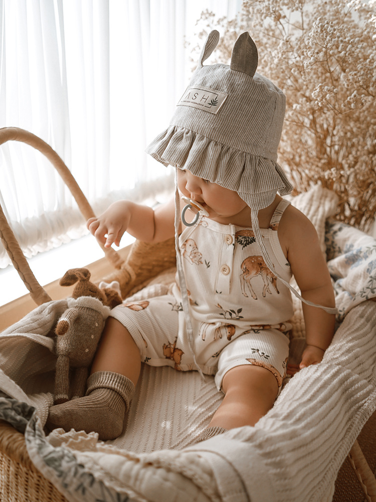 2025夏款婴儿衣服ins婴儿连体衣a类宝宝吊带哈衣爬服详情25