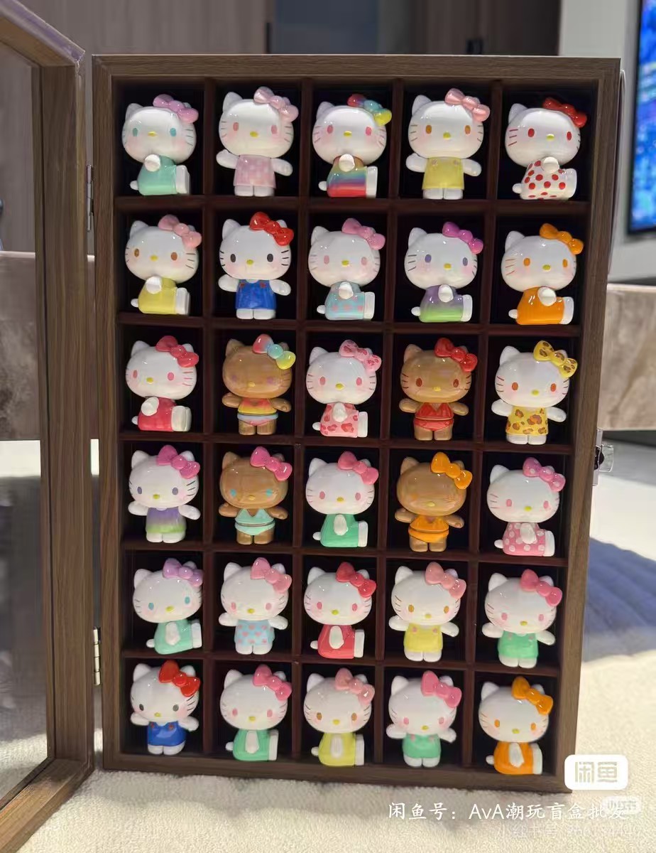 正版HelloKitty夏日彩虹糖系列盲袋盲盒整端送女生礼物摆件萌粒详情2