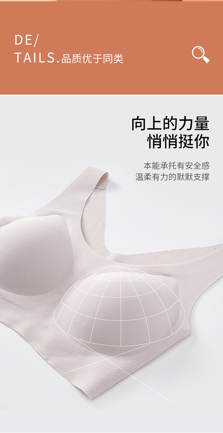 2025新黑科技液态软支撑内衣女大胸显小无钢圈美背无痕固定杯文胸详情14