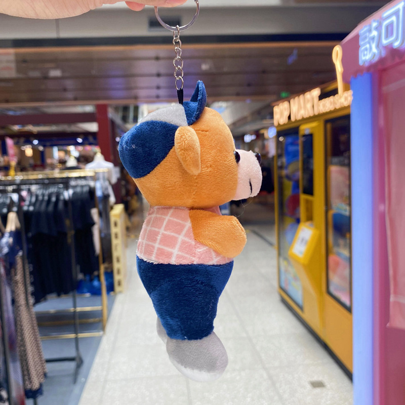 Wow, super cute workwear bear figurines, small dolls, pendants, bags, decorations, festival gifts, and fine claw machine dolls pic 21