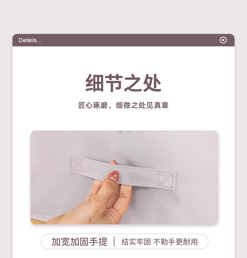 新款带锁折叠收纳箱可水洗百纳箱家用隐私物品布艺密码箱日用百货收纳防尘详情12