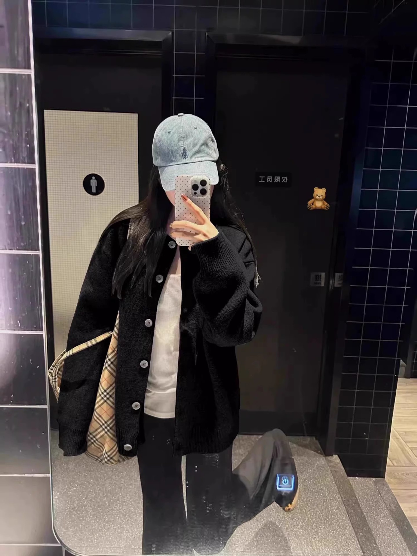 黑色针织开衫女秋季宽松慵懒风休闲高级感春秋外搭毛衣外套上衣冬详情9