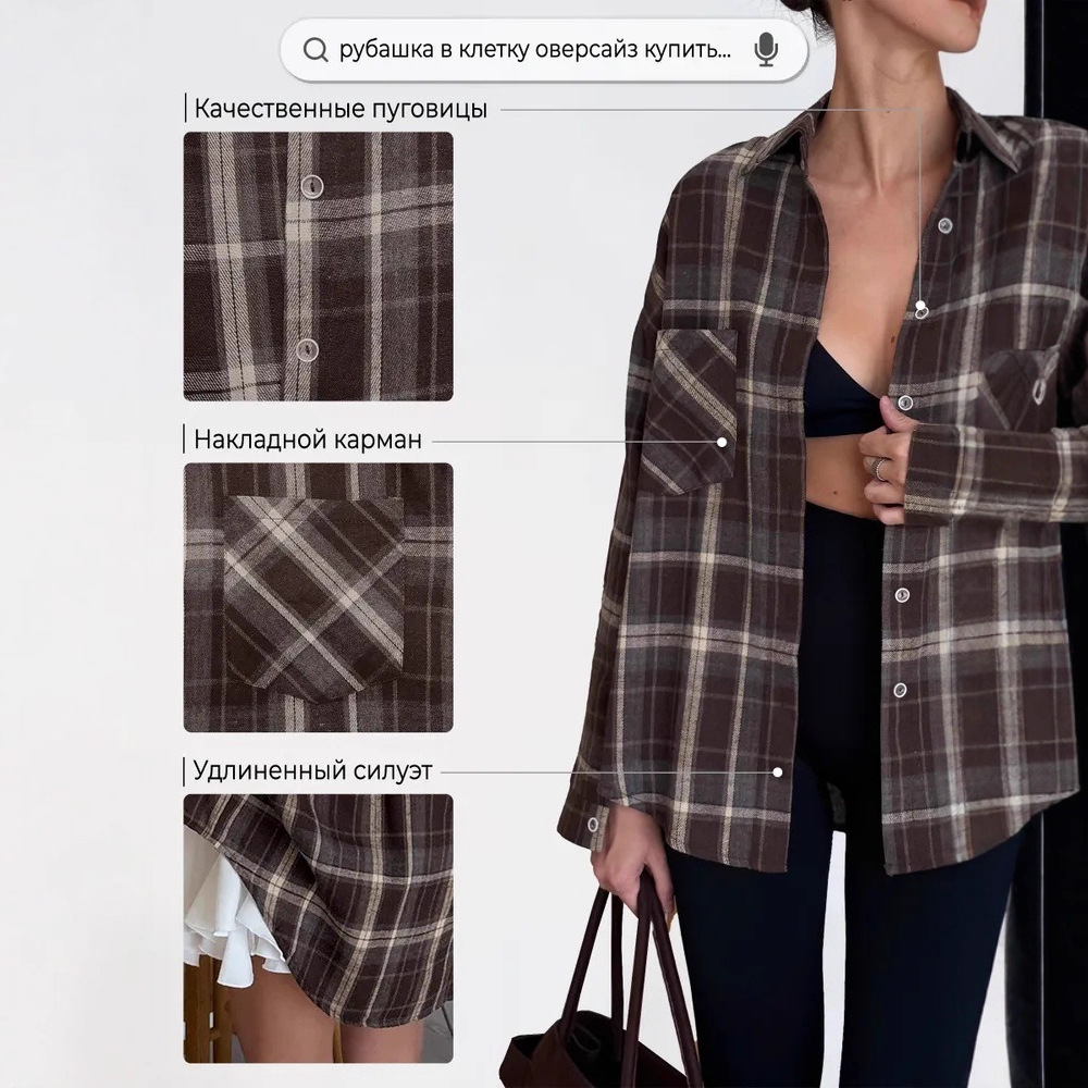 A mid-length, casual shirt with a European and American street style pocket shirt for women in the autumn and winter of 2025 pic 3