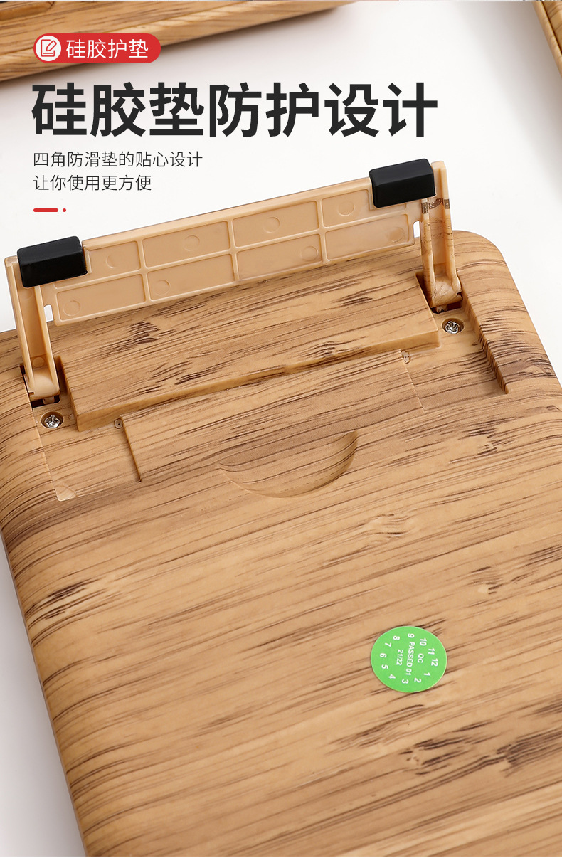 ID-5666c Desktop Creative Office Finance 12-digit Calculator uv Simulation Bamboo Calculator with multiple options pic 7