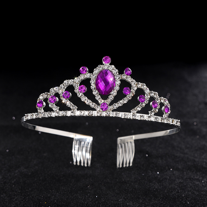 魔法棒套装宝石王冠女童皇冠头饰发箍首饰品冰雪奇缘艾莎公主皇冠详情7