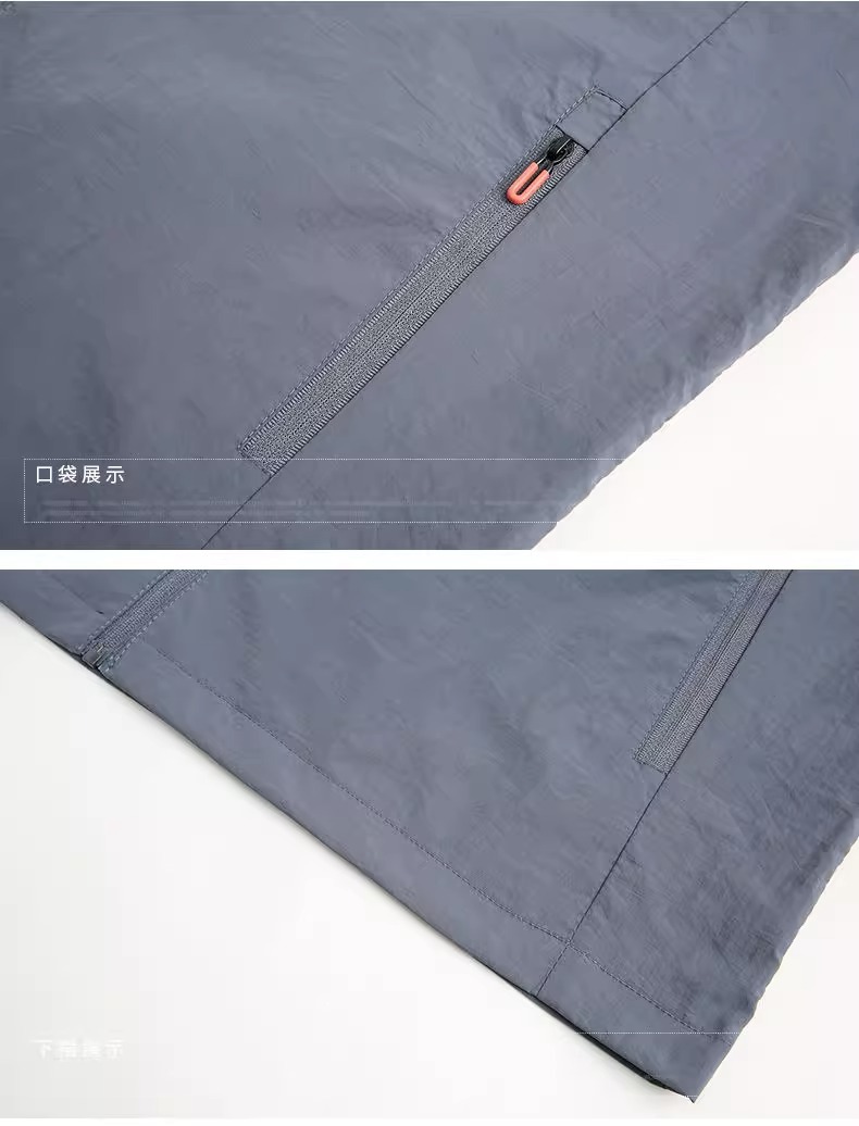 夏季男士防晒衣舒适锦纶100%宽松休闲户外运动防止外线速干皮肤衣详情18